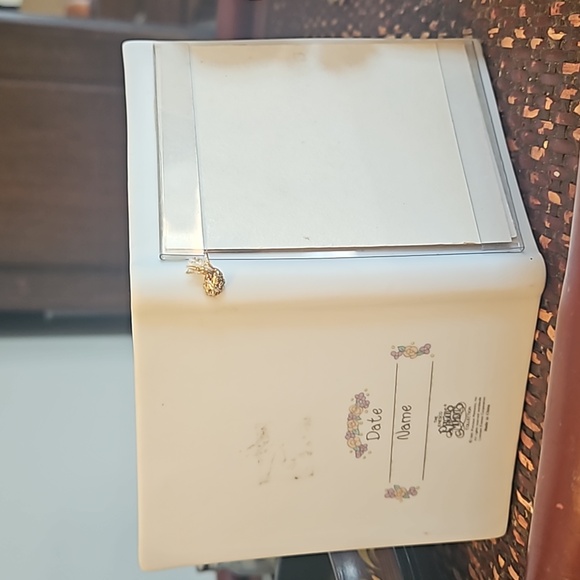 2 pce Set '95 '97 Precious Moments Confirmation Gift Jesus Frame and Figurine - Picture 7 of 14